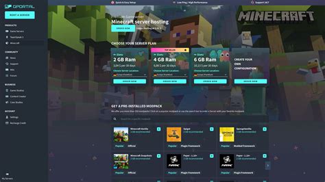 gportal meine server|Gameserver mieten beim besten Anbieter